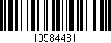 Código de barras (EAN, GTIN, SKU, ISBN): '10584481'