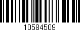 Código de barras (EAN, GTIN, SKU, ISBN): '10584509'