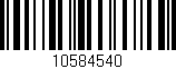Código de barras (EAN, GTIN, SKU, ISBN): '10584540'