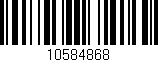 Código de barras (EAN, GTIN, SKU, ISBN): '10584868'