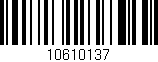 Código de barras (EAN, GTIN, SKU, ISBN): '10610137'