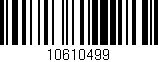 Código de barras (EAN, GTIN, SKU, ISBN): '10610499'