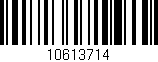 Código de barras (EAN, GTIN, SKU, ISBN): '10613714'