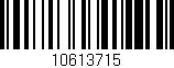 Código de barras (EAN, GTIN, SKU, ISBN): '10613715'