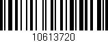Código de barras (EAN, GTIN, SKU, ISBN): '10613720'
