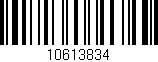 Código de barras (EAN, GTIN, SKU, ISBN): '10613834'