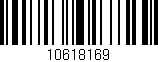Código de barras (EAN, GTIN, SKU, ISBN): '10618169'