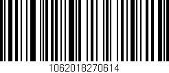 Código de barras (EAN, GTIN, SKU, ISBN): '1062018270614'