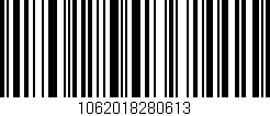 Código de barras (EAN, GTIN, SKU, ISBN): '1062018280613'