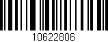 Código de barras (EAN, GTIN, SKU, ISBN): '10622806'