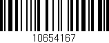 Código de barras (EAN, GTIN, SKU, ISBN): '10654167'