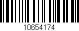 Código de barras (EAN, GTIN, SKU, ISBN): '10654174'