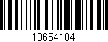 Código de barras (EAN, GTIN, SKU, ISBN): '10654184'