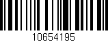 Código de barras (EAN, GTIN, SKU, ISBN): '10654195'