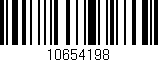 Código de barras (EAN, GTIN, SKU, ISBN): '10654198'