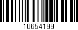 Código de barras (EAN, GTIN, SKU, ISBN): '10654199'