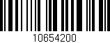 Código de barras (EAN, GTIN, SKU, ISBN): '10654200'