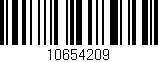 Código de barras (EAN, GTIN, SKU, ISBN): '10654209'