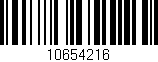 Código de barras (EAN, GTIN, SKU, ISBN): '10654216'