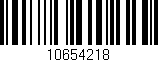 Código de barras (EAN, GTIN, SKU, ISBN): '10654218'