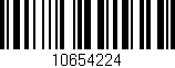 Código de barras (EAN, GTIN, SKU, ISBN): '10654224'
