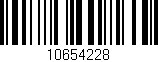 Código de barras (EAN, GTIN, SKU, ISBN): '10654228'