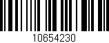 Código de barras (EAN, GTIN, SKU, ISBN): '10654230'