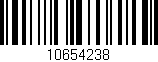 Código de barras (EAN, GTIN, SKU, ISBN): '10654238'