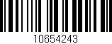 Código de barras (EAN, GTIN, SKU, ISBN): '10654243'