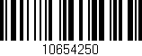 Código de barras (EAN, GTIN, SKU, ISBN): '10654250'