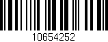 Código de barras (EAN, GTIN, SKU, ISBN): '10654252'