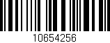 Código de barras (EAN, GTIN, SKU, ISBN): '10654256'