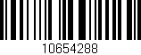 Código de barras (EAN, GTIN, SKU, ISBN): '10654288'