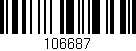 Código de barras (EAN, GTIN, SKU, ISBN): '106687'