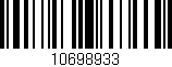 Código de barras (EAN, GTIN, SKU, ISBN): '10698933'
