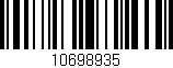 Código de barras (EAN, GTIN, SKU, ISBN): '10698935'