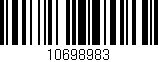 Código de barras (EAN, GTIN, SKU, ISBN): '10698983'