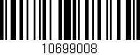 Código de barras (EAN, GTIN, SKU, ISBN): '10699008'