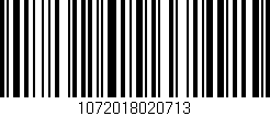 Código de barras (EAN, GTIN, SKU, ISBN): '1072018020713'