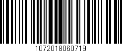 Código de barras (EAN, GTIN, SKU, ISBN): '1072018060719'