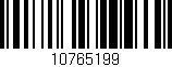 Código de barras (EAN, GTIN, SKU, ISBN): '10765199'