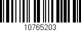 Código de barras (EAN, GTIN, SKU, ISBN): '10765203'