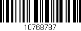 Código de barras (EAN, GTIN, SKU, ISBN): '10768787'