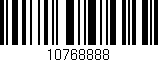Código de barras (EAN, GTIN, SKU, ISBN): '10768888'