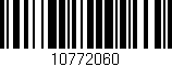 Código de barras (EAN, GTIN, SKU, ISBN): '10772060'