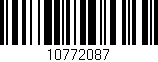 Código de barras (EAN, GTIN, SKU, ISBN): '10772087'