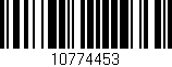 Código de barras (EAN, GTIN, SKU, ISBN): '10774453'