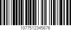 Código de barras (EAN, GTIN, SKU, ISBN): '1077512345676'
