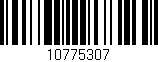 Código de barras (EAN, GTIN, SKU, ISBN): '10775307'