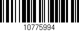 Código de barras (EAN, GTIN, SKU, ISBN): '10775994'